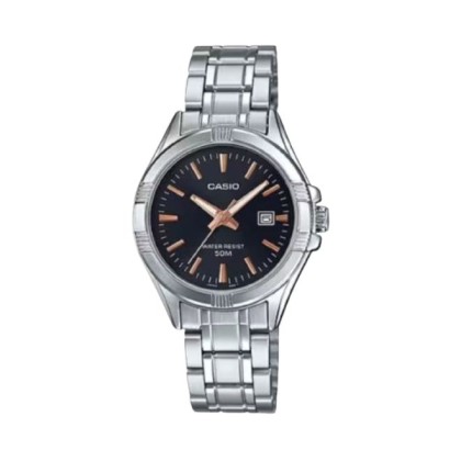 Casio General LTP-1308D-1A2V Silver Stainless Steel Band Women Watch